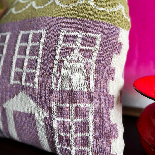 Haunted House Throw Pillow