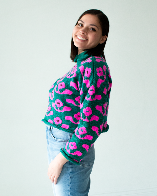 Floral Fields Sweater