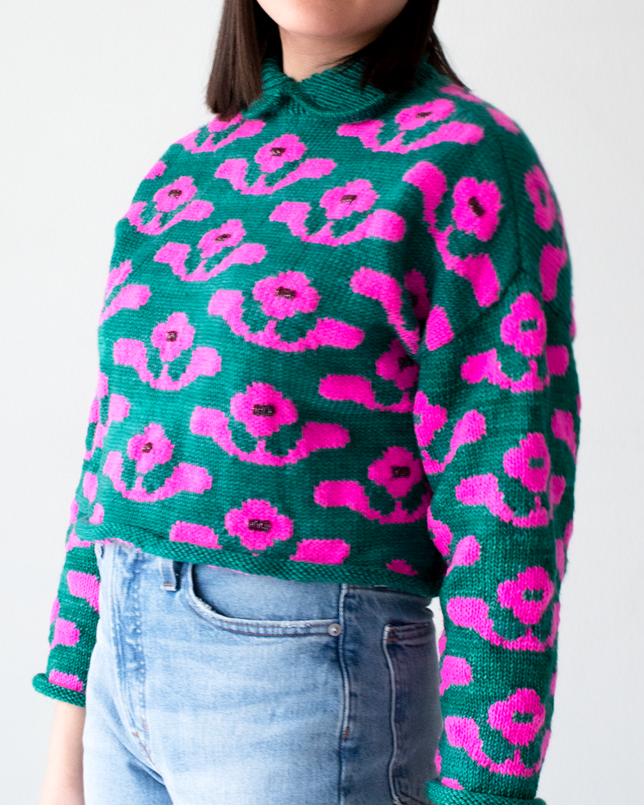 Floral Fields Sweater